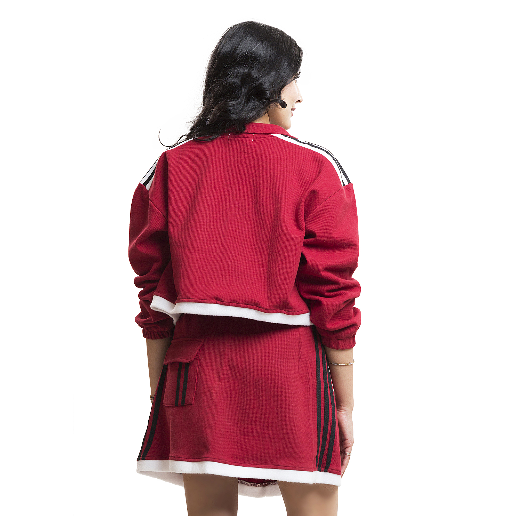 Women’s Stylish Sportswear Co-Ord Set | Zip-Up Jacket & Skirt Set for Women | Casual Wear, Gym Wear & Lounge Wear | Trendy Athletic Outfit for Girls