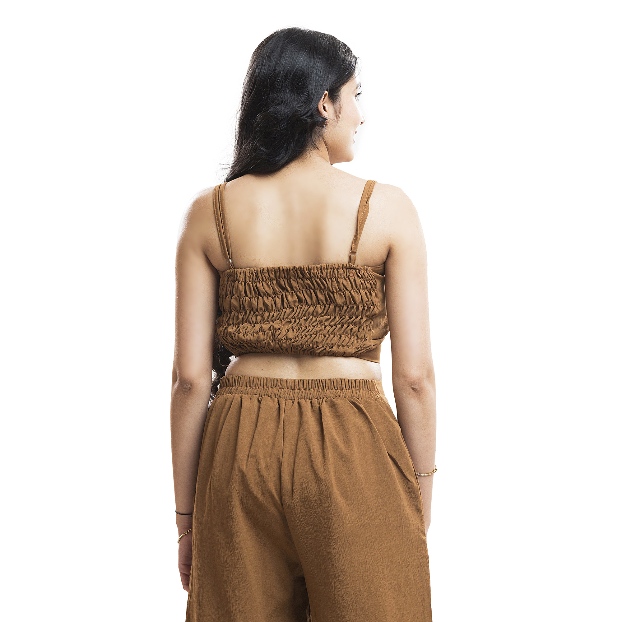 Women Co-Ord Set with Long Vest | Sleeveless Jacket & High Waist Wide Leg Pants Set for Women | Casual, Office Wear & Travel Outfit | Trendy Two Piece Outfit